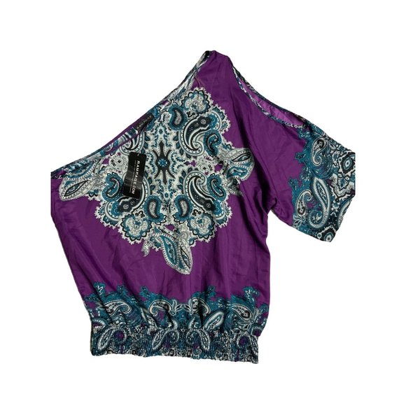 NWT Rampage One Shoulder Top Large - Picture 1 of 5